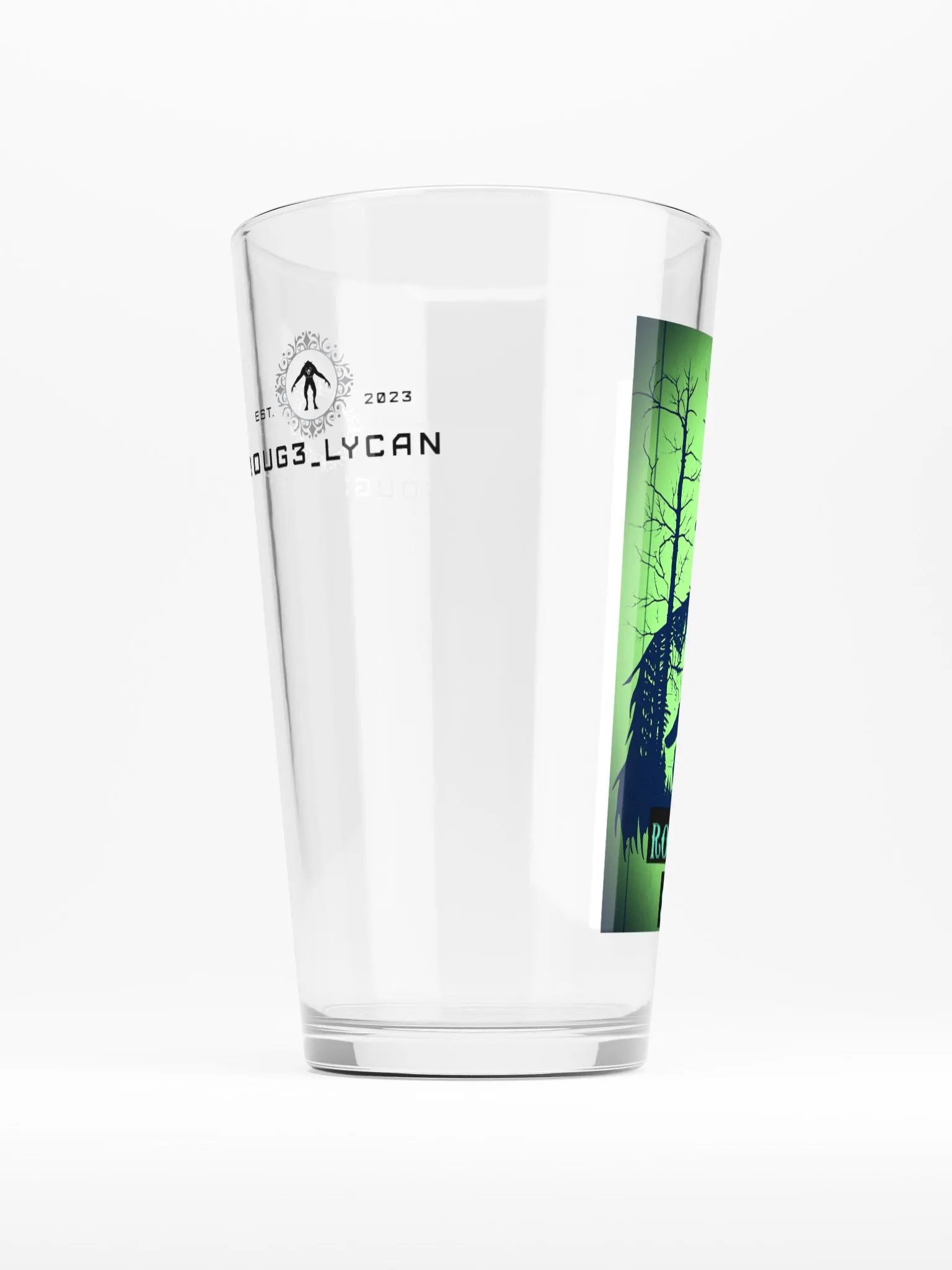 Roug3_lycan wolf Pint Glass product image (2)