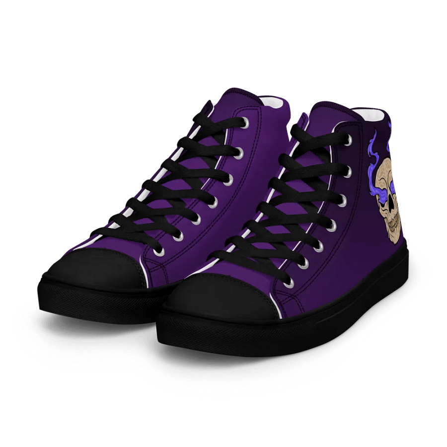 Men's Ethereal Flame Skull High Tops product image (7)