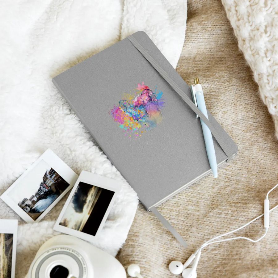 Vibrant Splatter Sisters Hardcover Notebook for arty friends moms daughters product image (10)