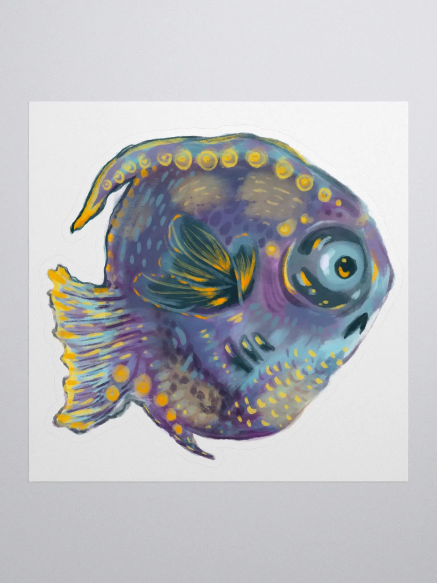 WTF Fish Sticker product image (1)