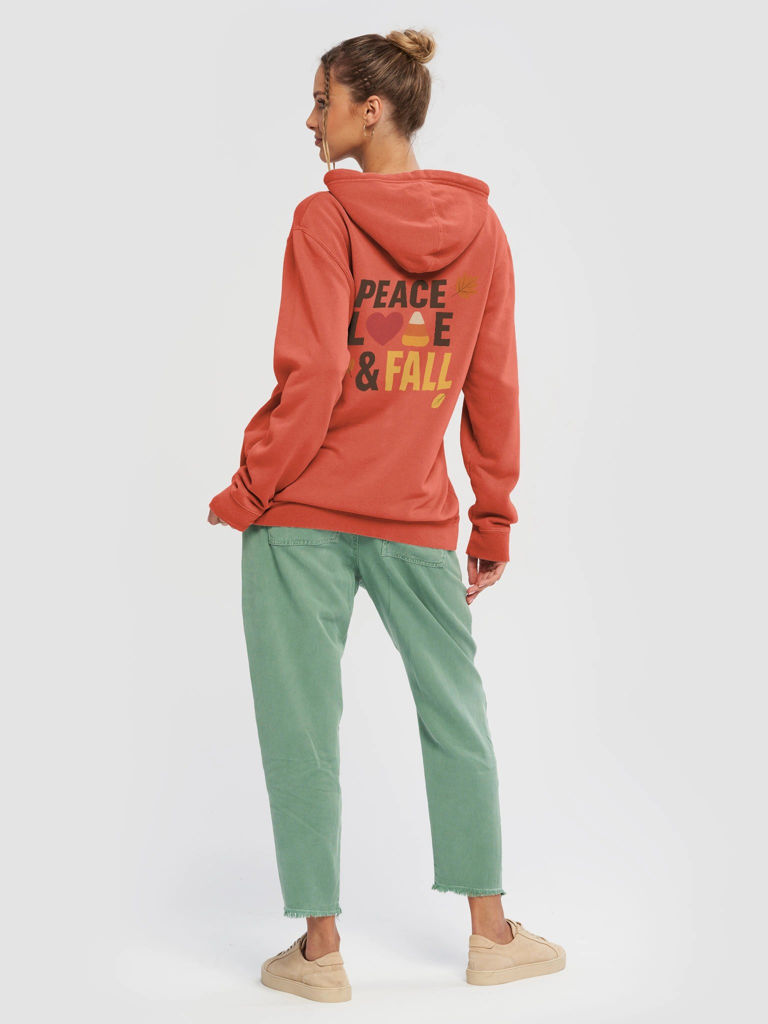 Candy Corn Love Fall Hoodie product image (4)