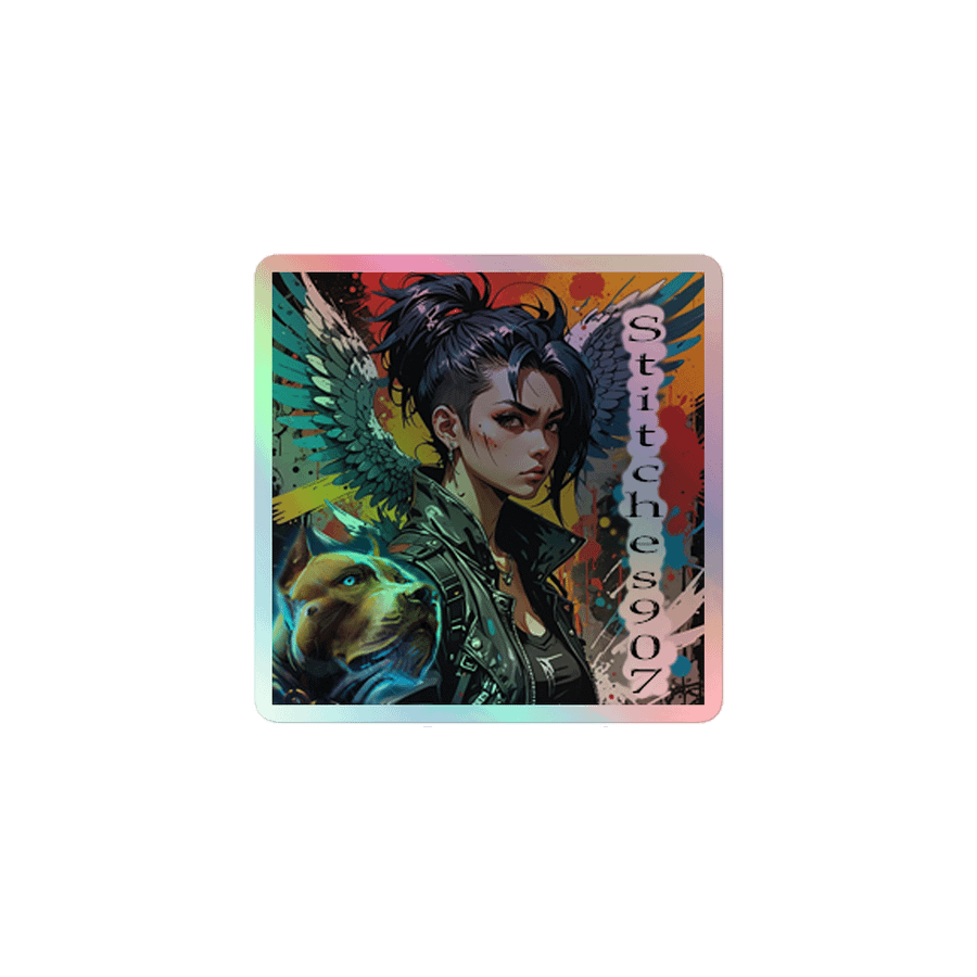 holo logo sticker product image (1)