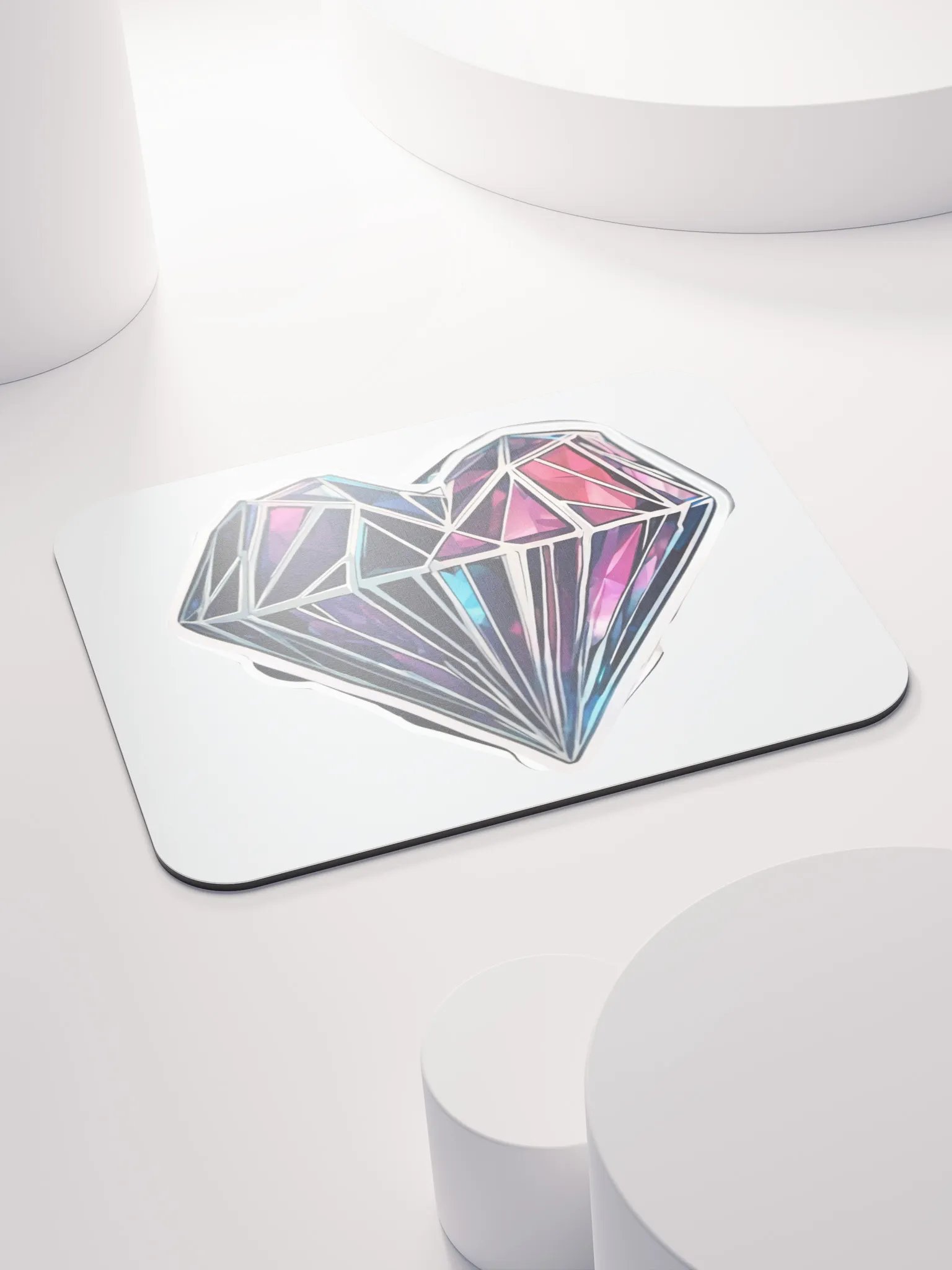 Geometric Heart Mouse pad product image (4)