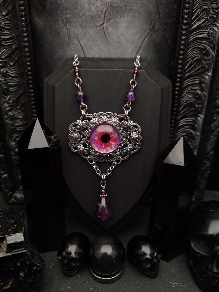 Eye Painted Amulet - VioletFlare product image (2)