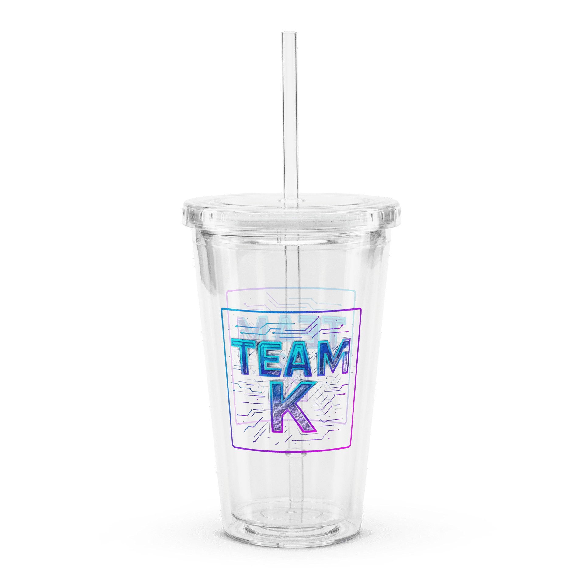 Team K V-11 Clear Plastic Tumbler product image (1)