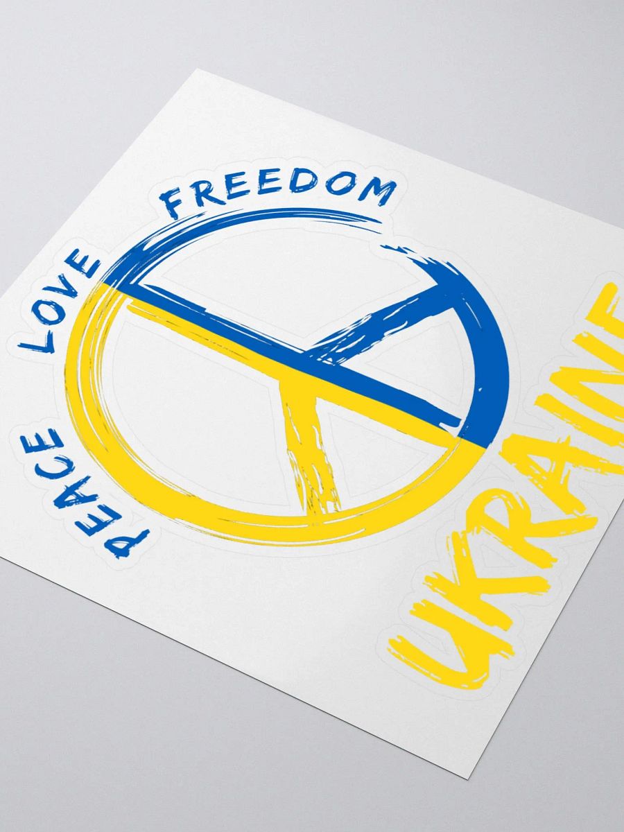 PEACE LOVE FREEDOM UKRAINE product image (9)