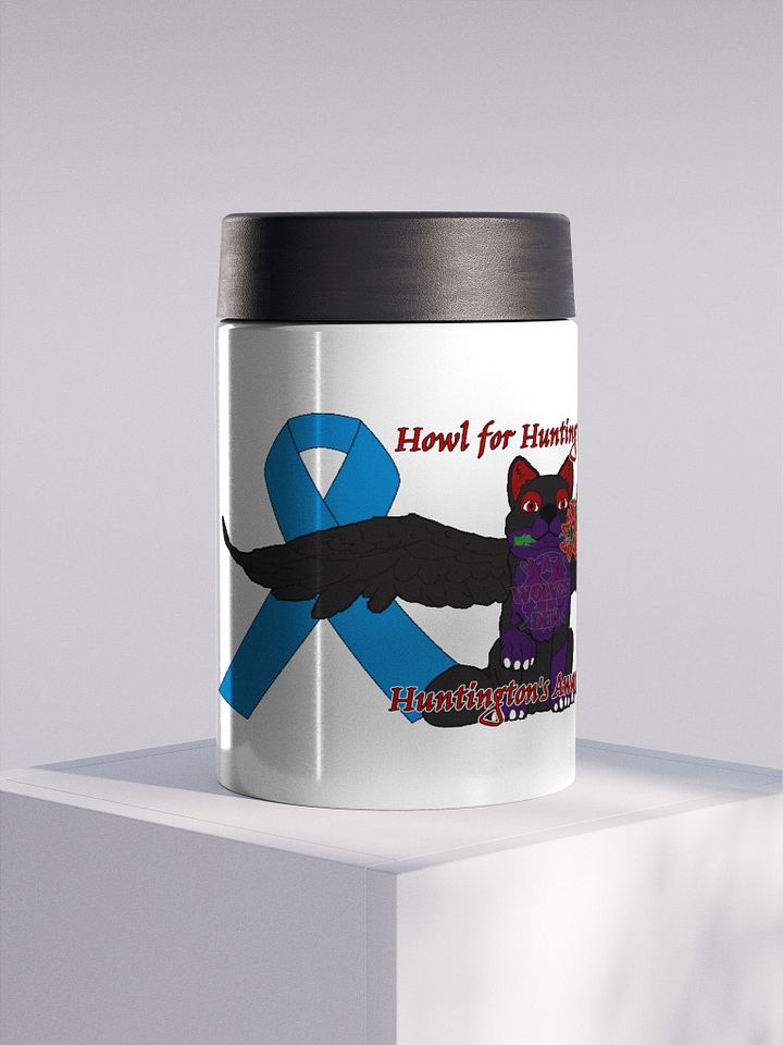 Stainless Huntington's Koozie product image (1)