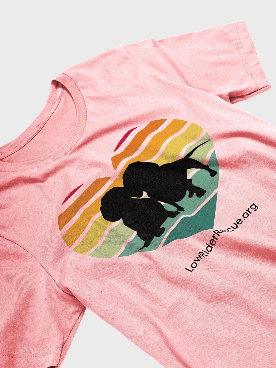 Double Dachshund Sunset Heart Supersoft Unisex T product image (32)