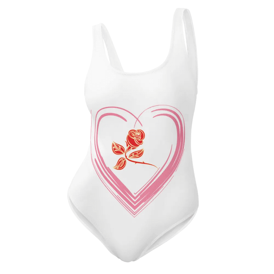 Golden Rose Heart All-Over Swimsuit product image (11)