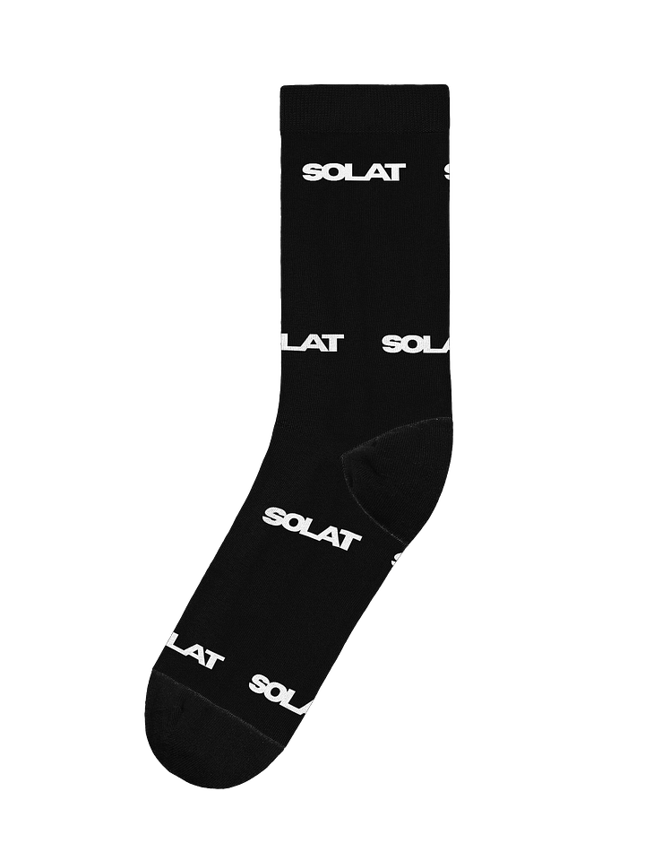 Stacked Logo Socks (black) product image (1)