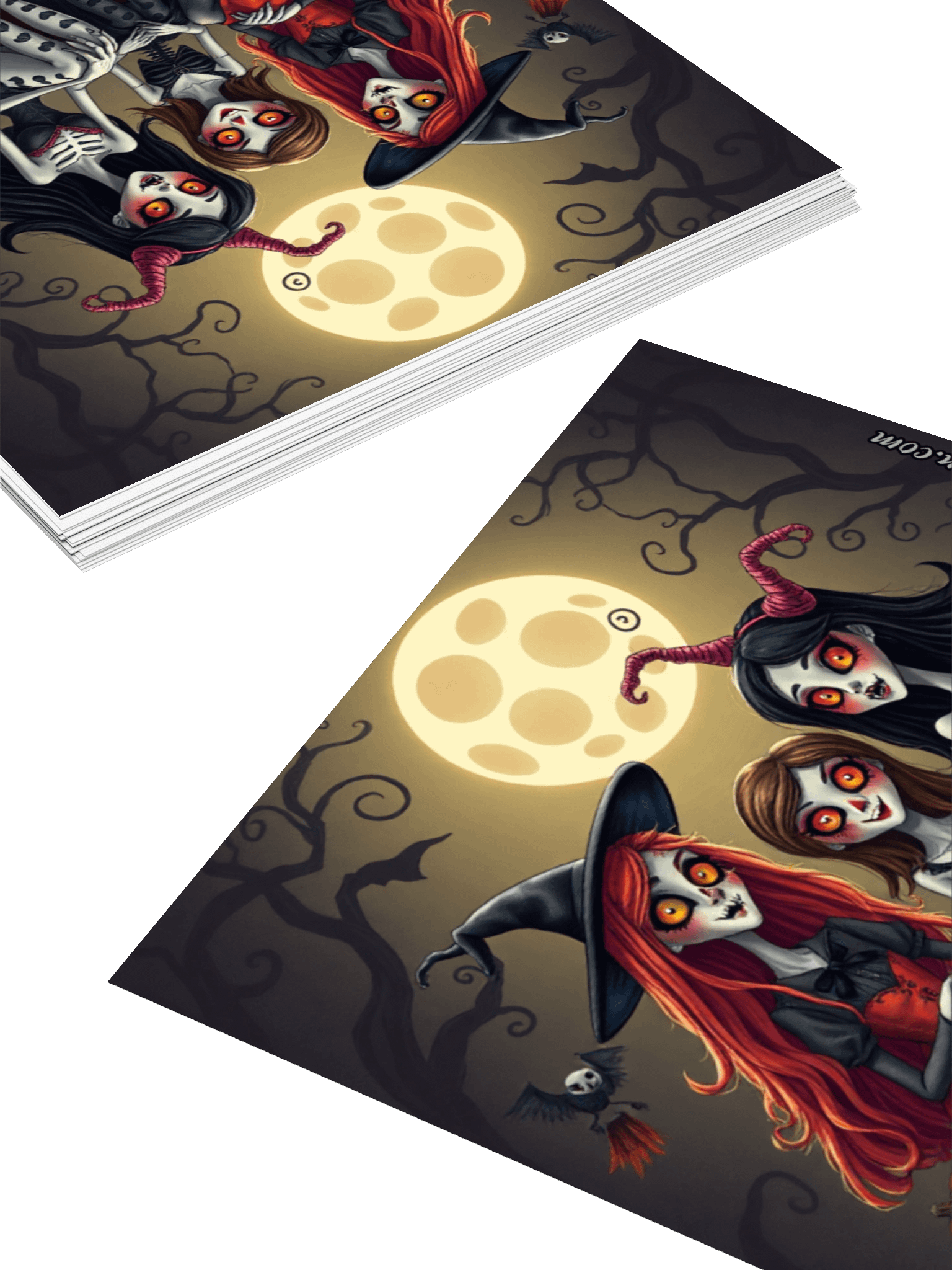 Whimsical Trio Kiss Cut Stickers product image (15)
