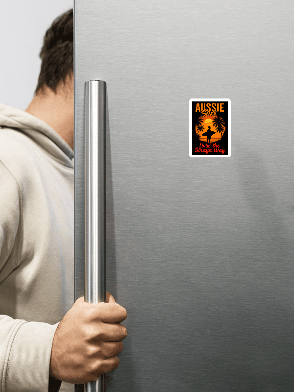 Aussie Surf Livin' the Straya Way Magnet product image (2)