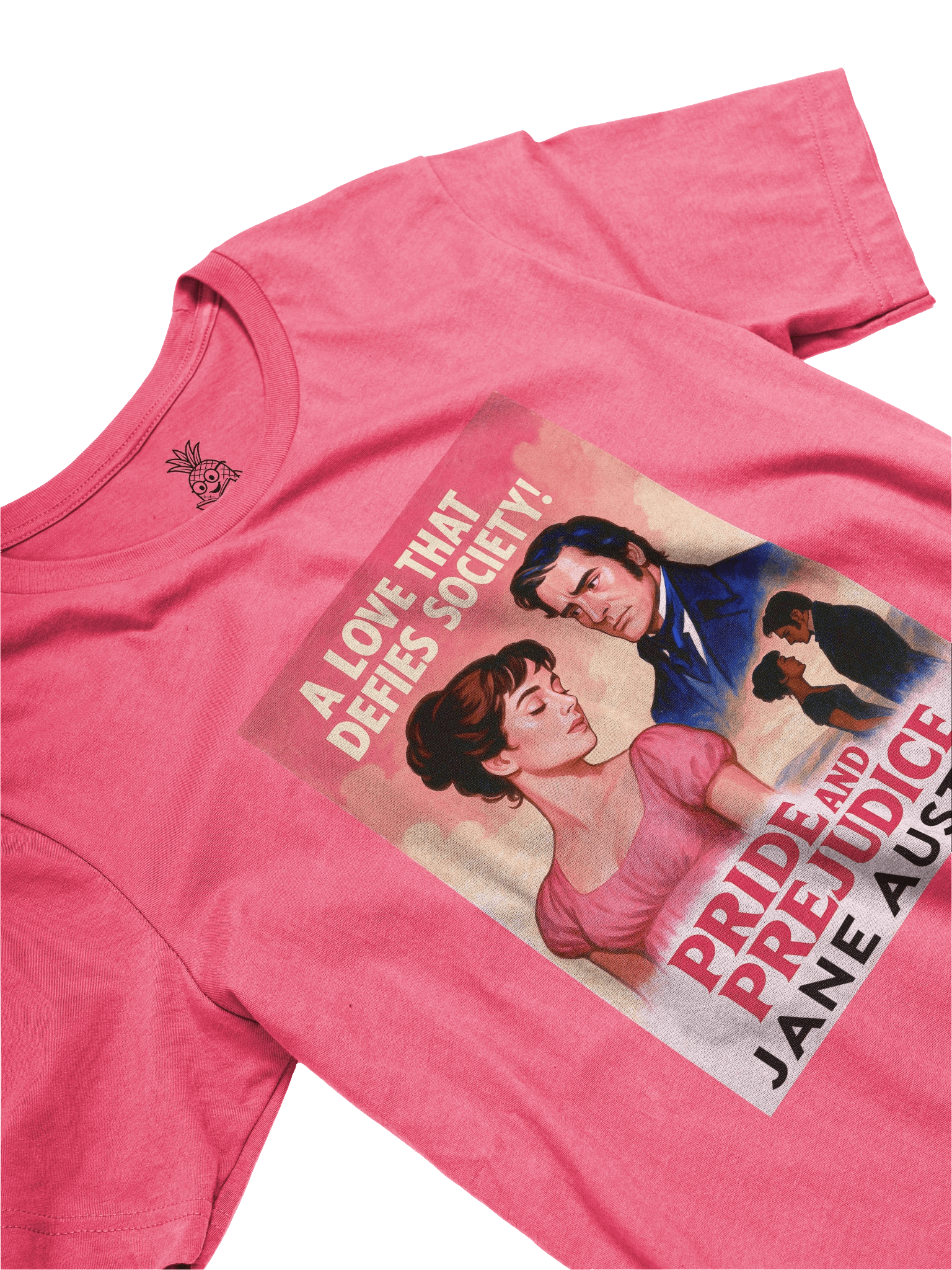 "Pride and Prejudice" 1950's Faux Retro Film Poster Jane Austen Unisex T-Shirt product image (30)