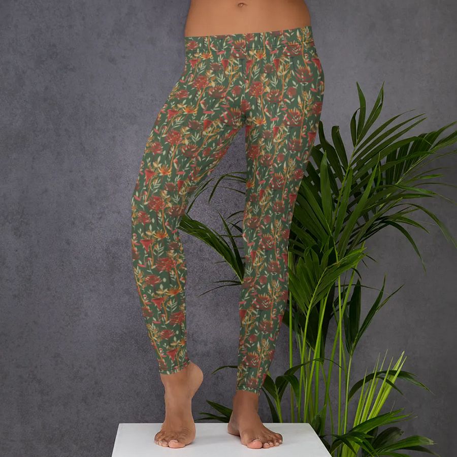 Brown All-Over Print Leggings product image (6)