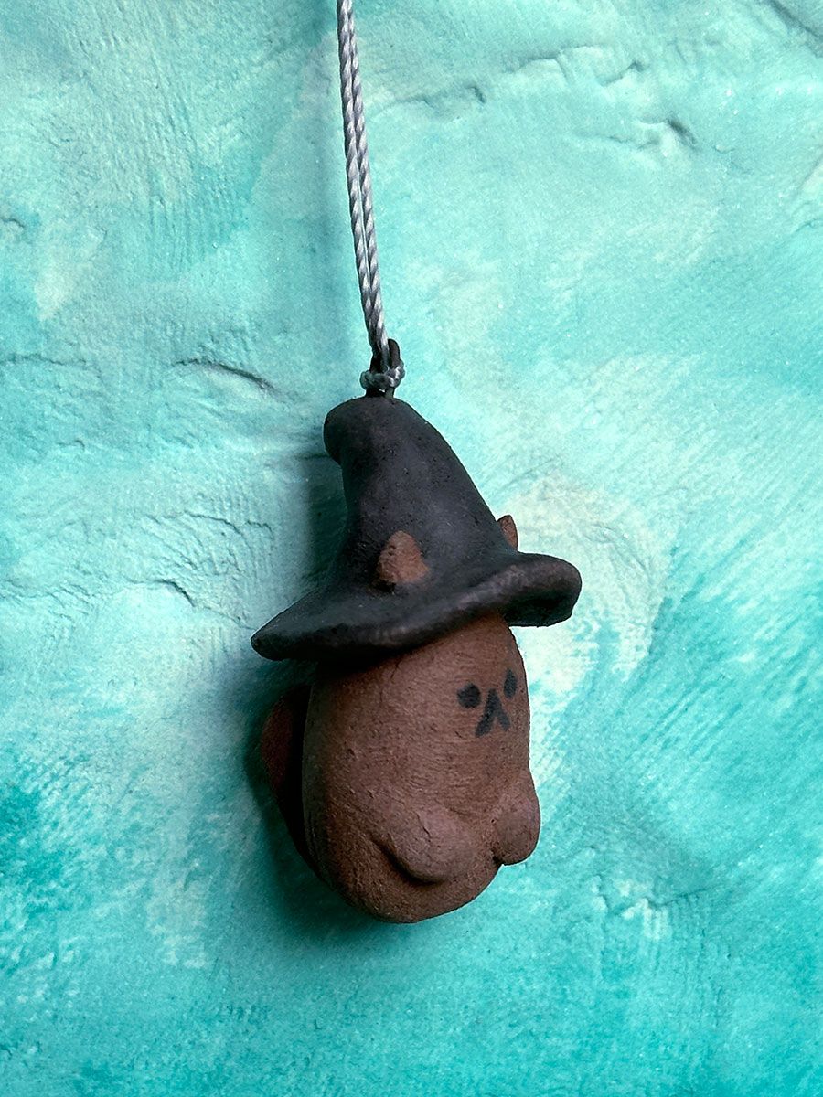 Witchy Cat Pendant Ceramic Spill product image (3)