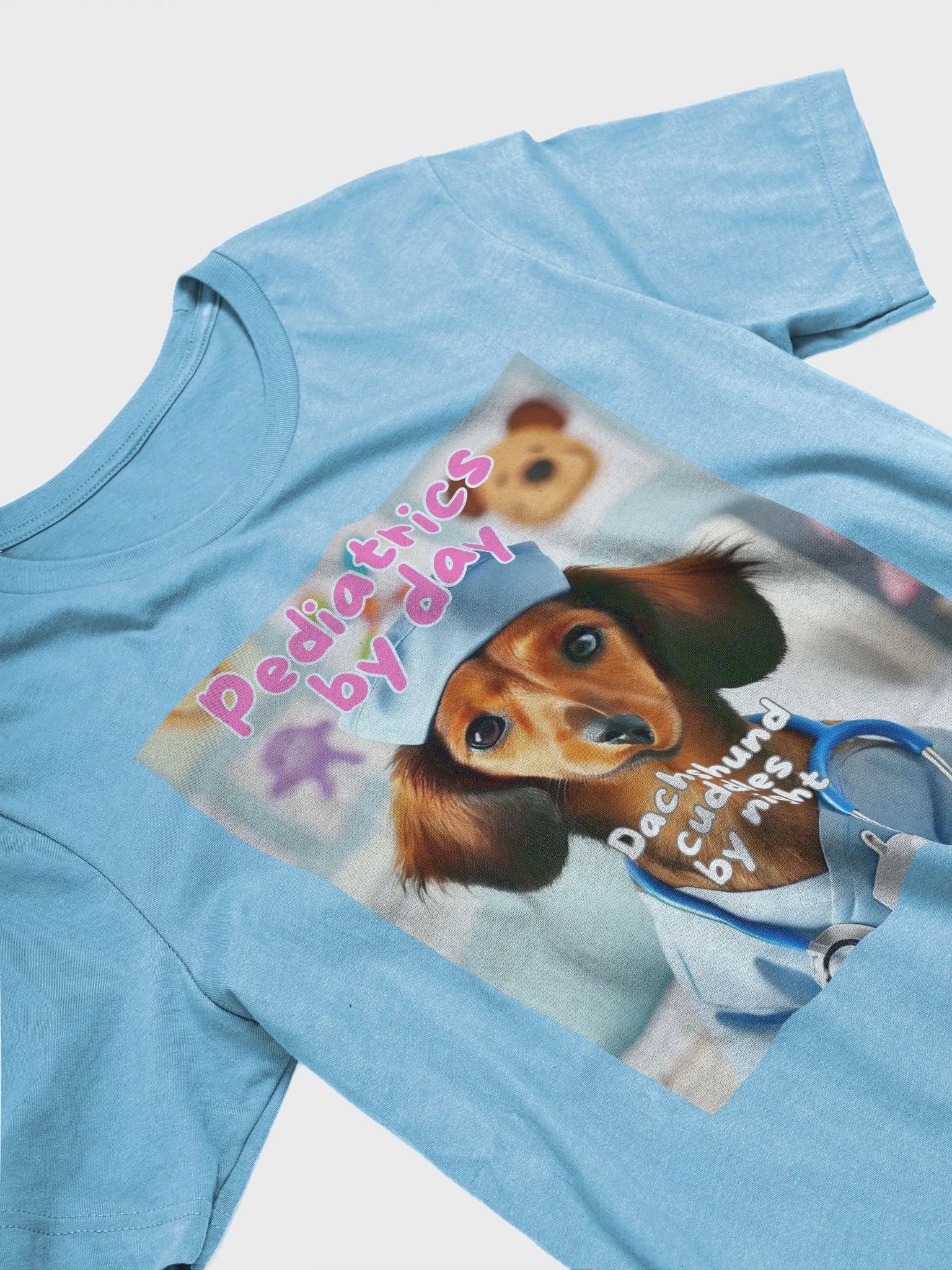 Pediatrics By Day, Dachshund Cuddles By Night T-Shirt product image (7)