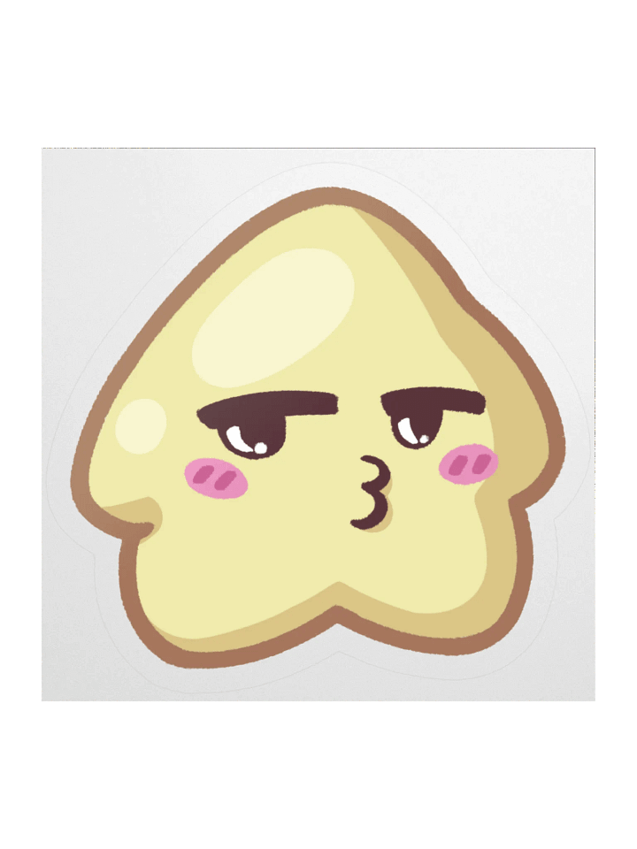 Pouting Star Sticker product image (1)
