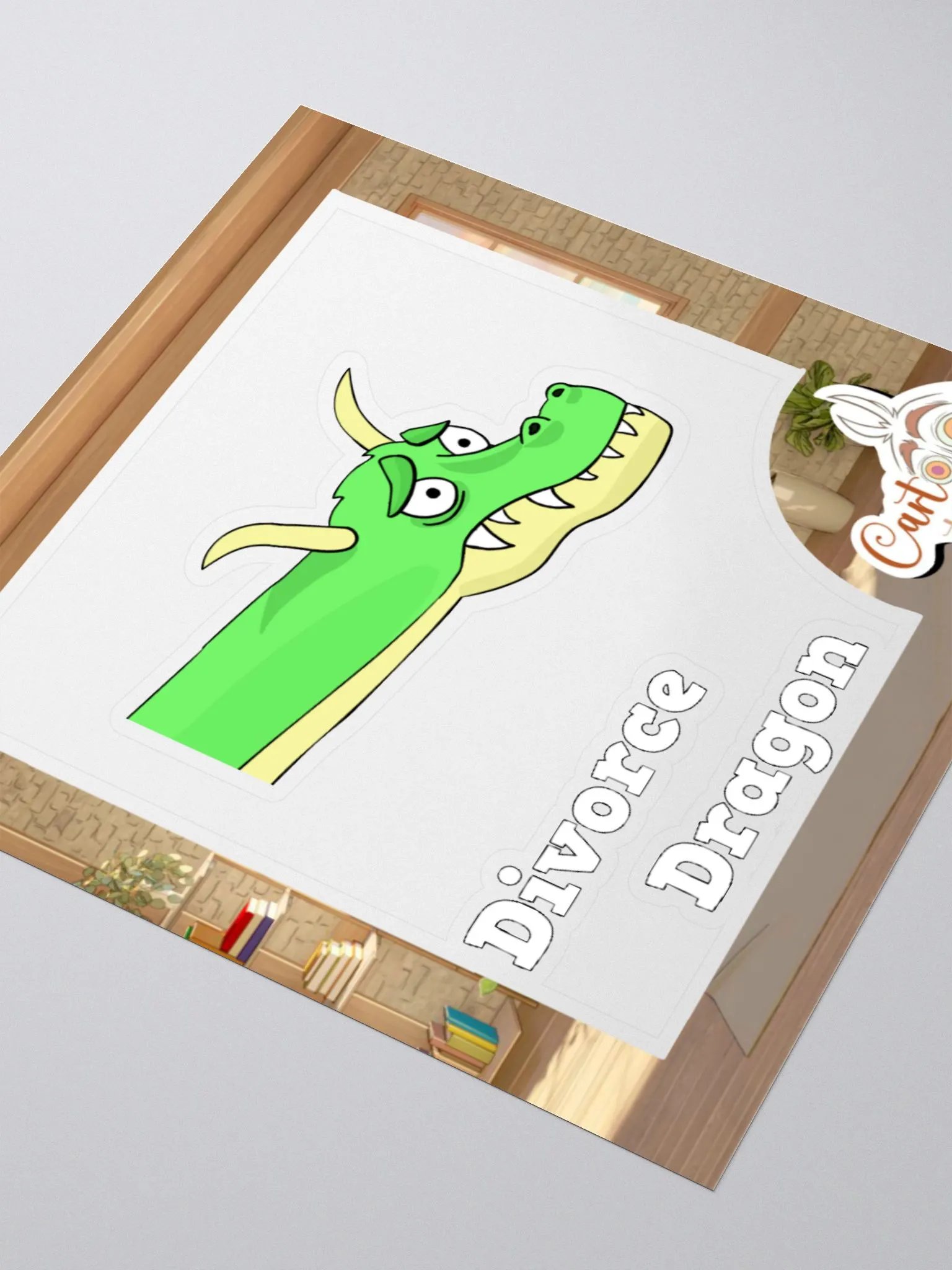 Divorce Dragon (Sticker Club) product image (3)