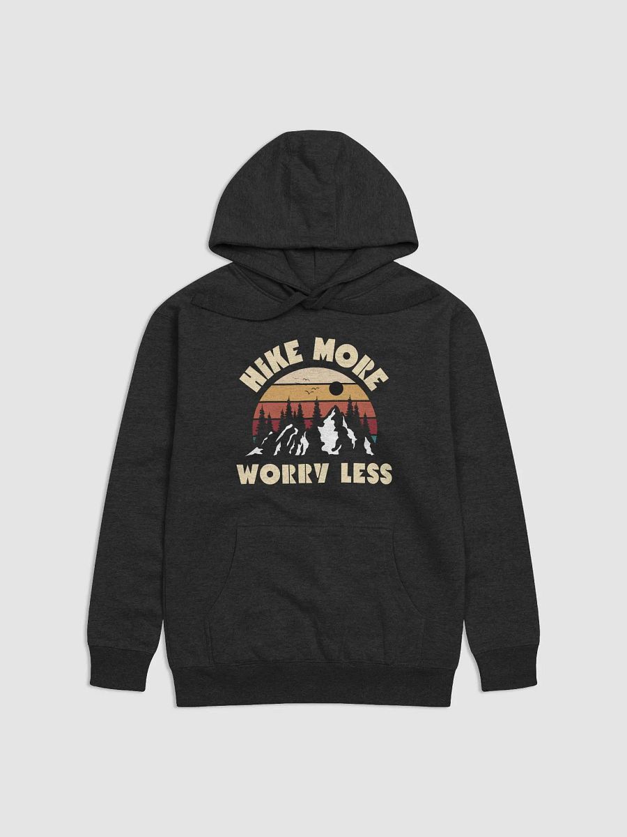Hike more worry leas retro sunset logo product image (1)