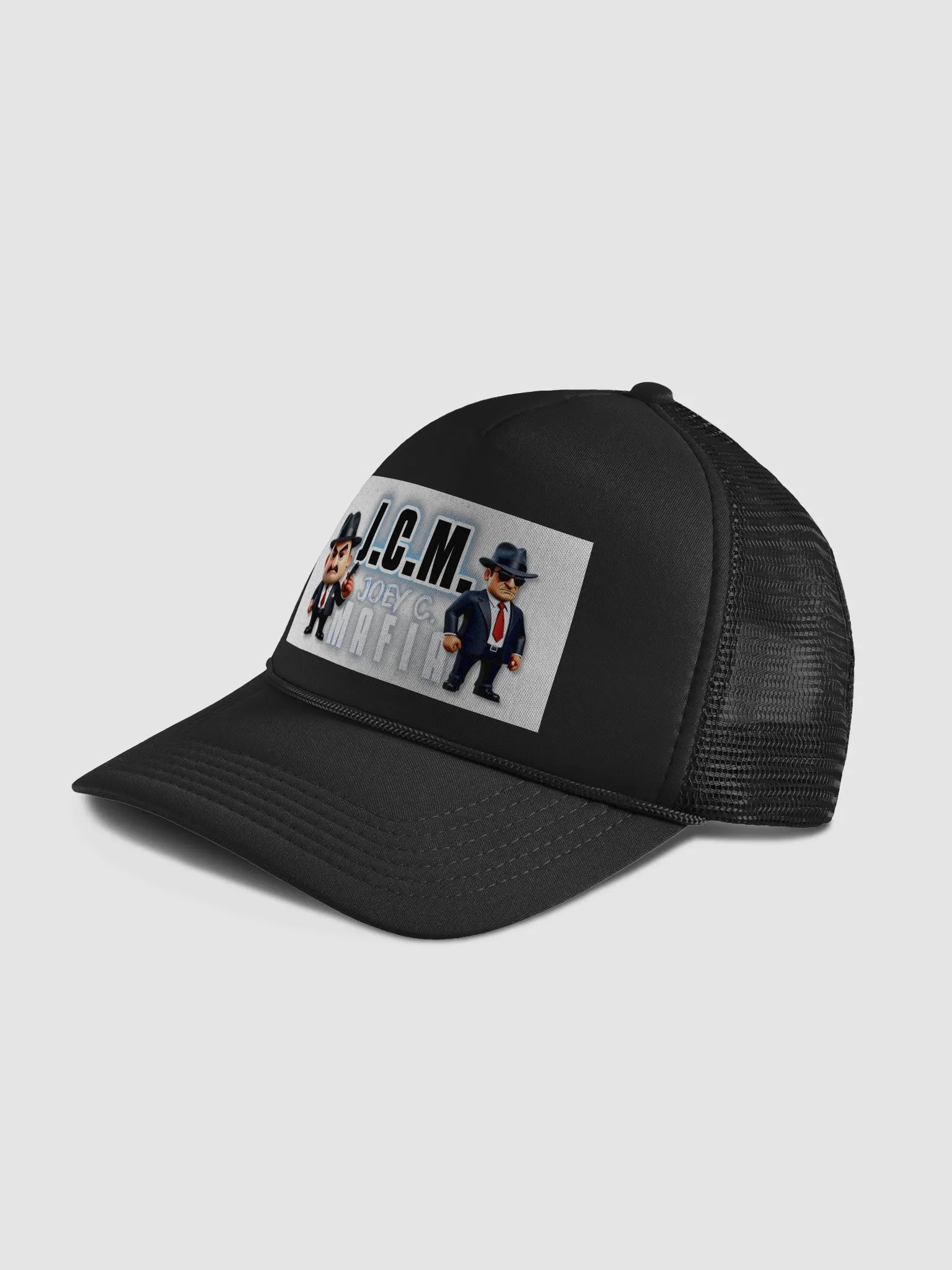 Mafia Boss Foam Trucker Hat product image (4)