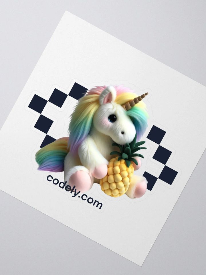 Pegatina Unicornio fluffy product image (2)