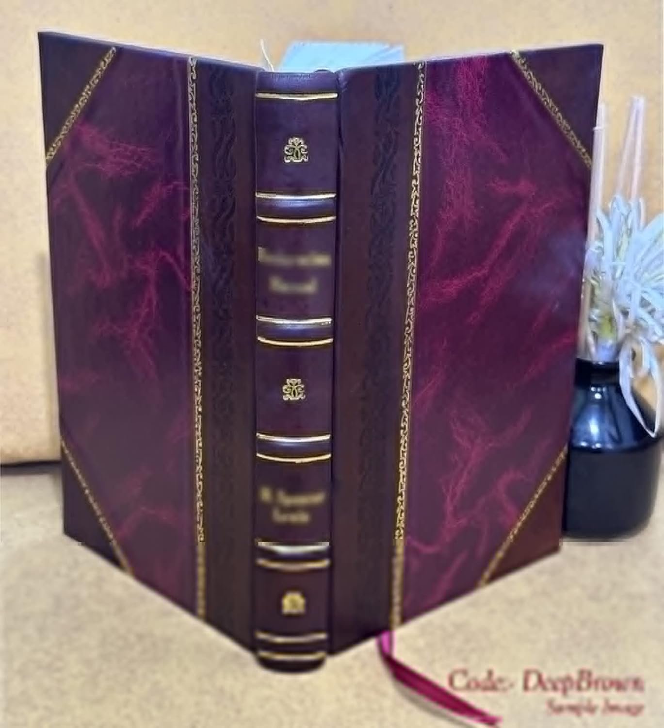 A new dictionary of the English language; by Charles Richardson. Volume v.2 1837 [Leather Bound] product image (4)