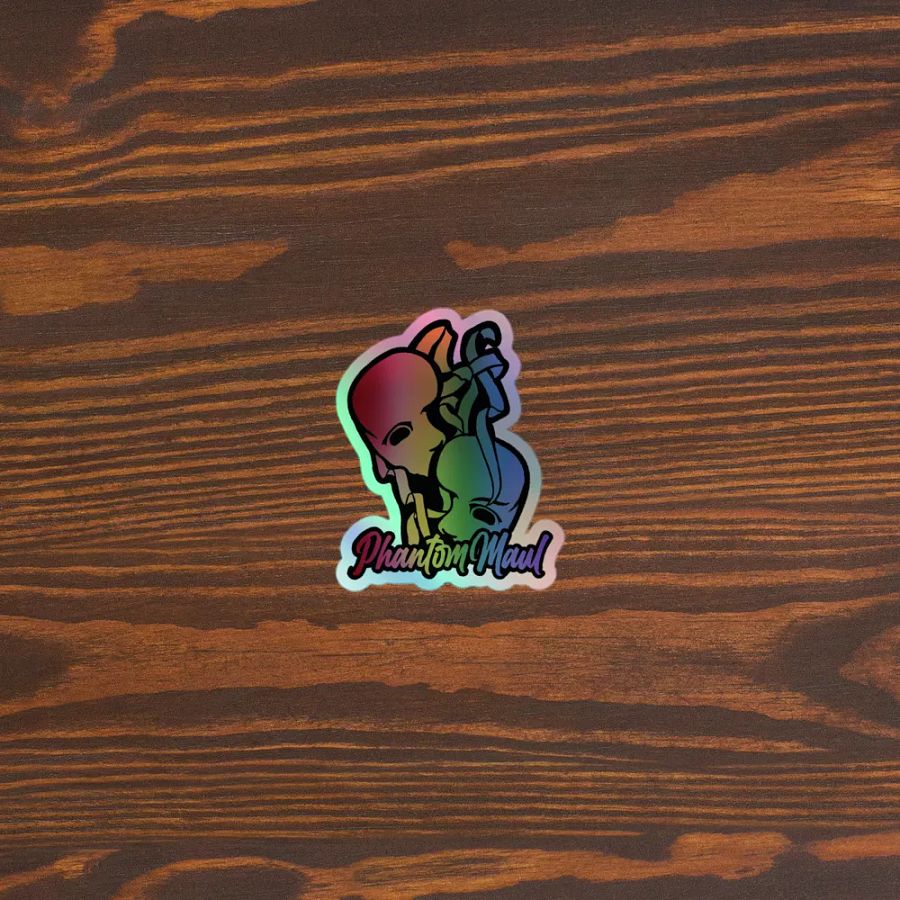 Rainbow Big Logo Holographic Sticker product image (3)