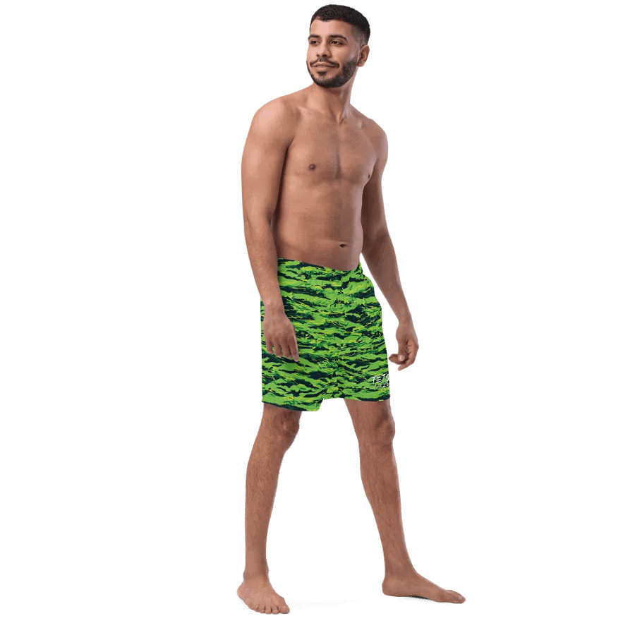 Green Camo Swim Trunks product image (6)