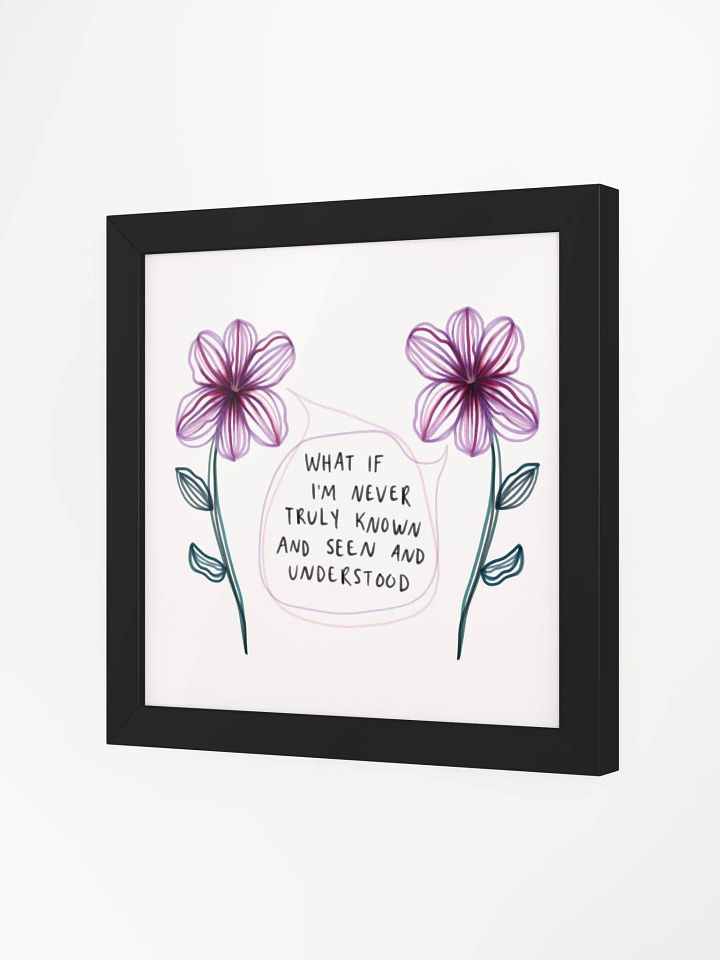 Understood Framed Art Print product image (2)