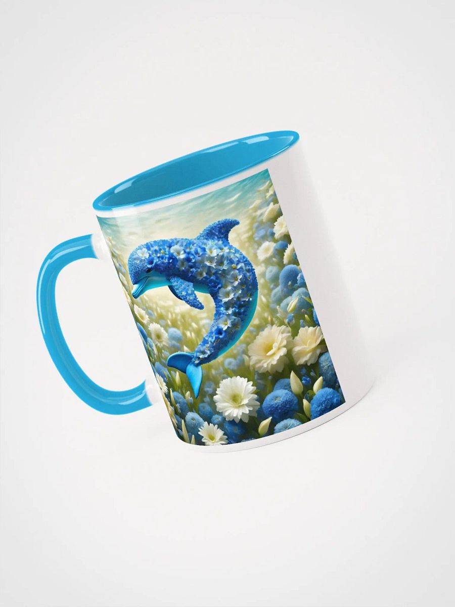 Floral Fantasy Dolphins Ceramic Mug product image (4)