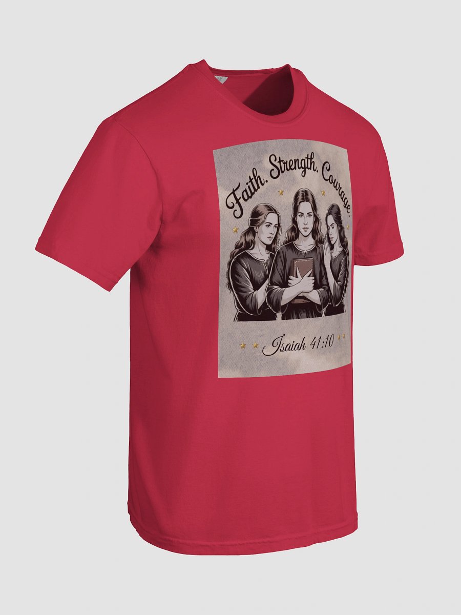 Faith Strength Courage Christin Comfort Tee product image (5)