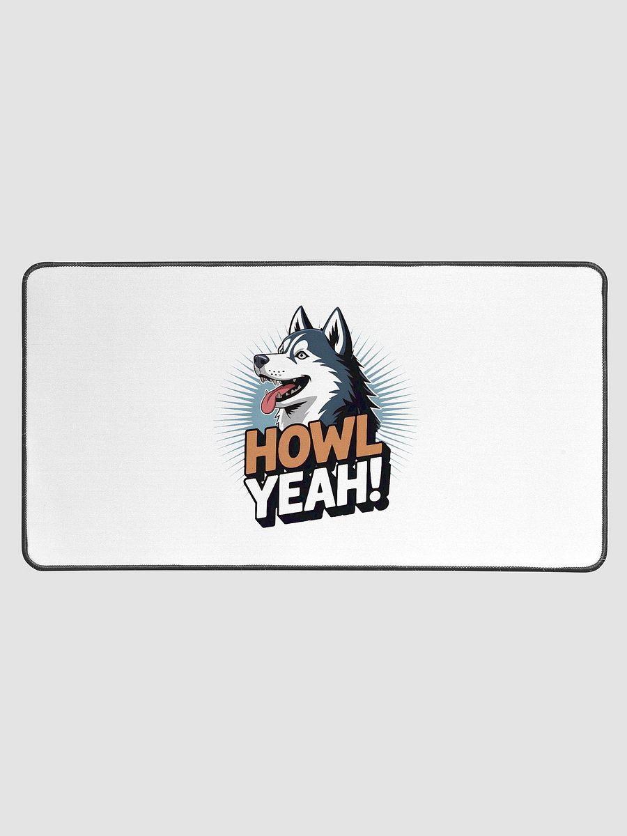 Howl Yeah! Husky Desk Mat product image (1)