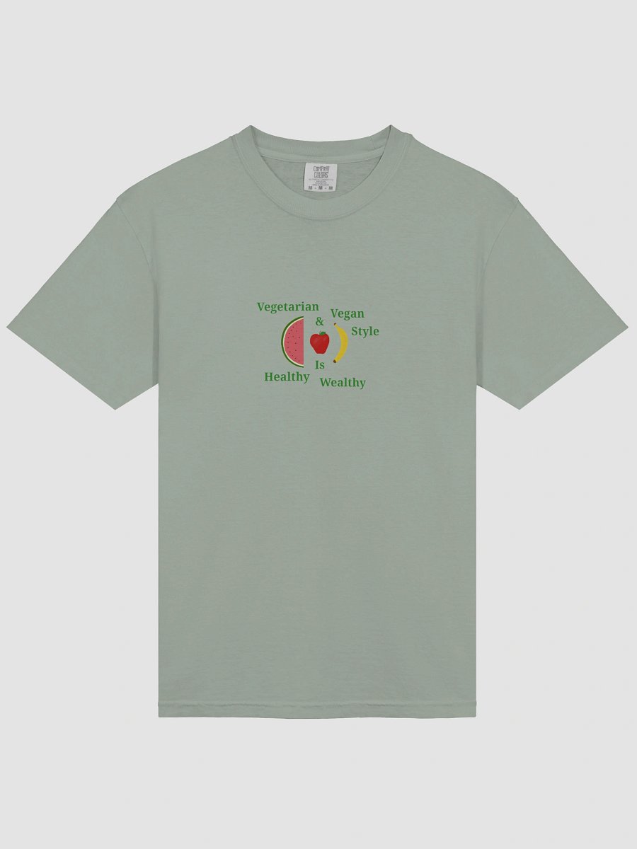 Healthy & Wealthy Vegetarian T-Shirt product image (3)