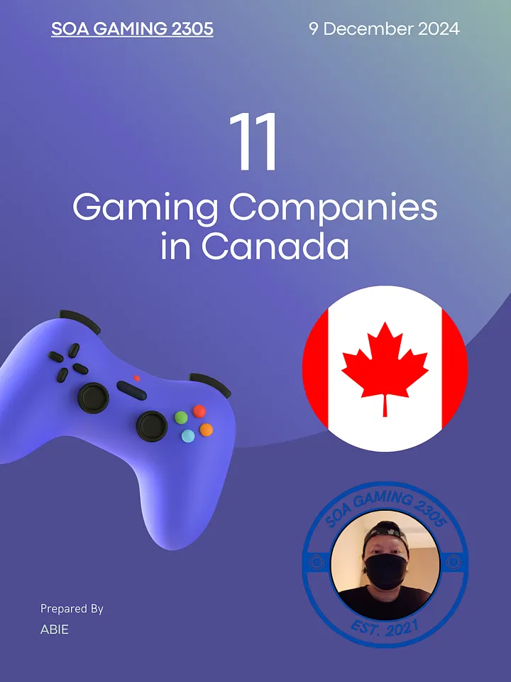 Unlock Your Future: The Ultimate Guide to Landing a Job at Canada’s Top 11 Gaming Companies! product image (1)