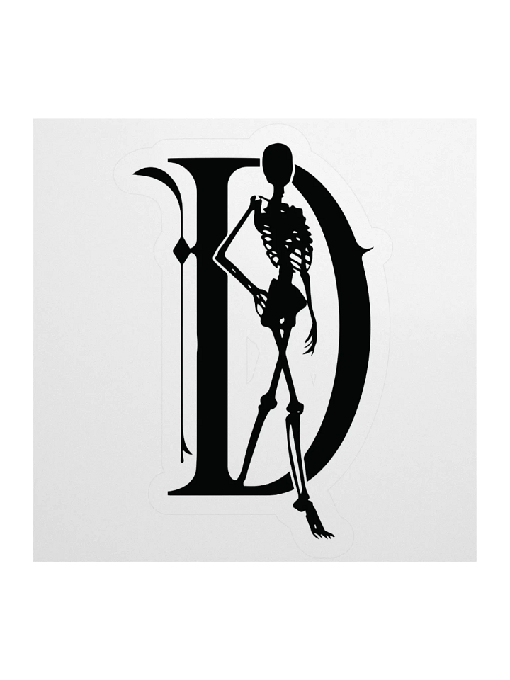Deathstetics D Kiss Cut Stickers product image (1)