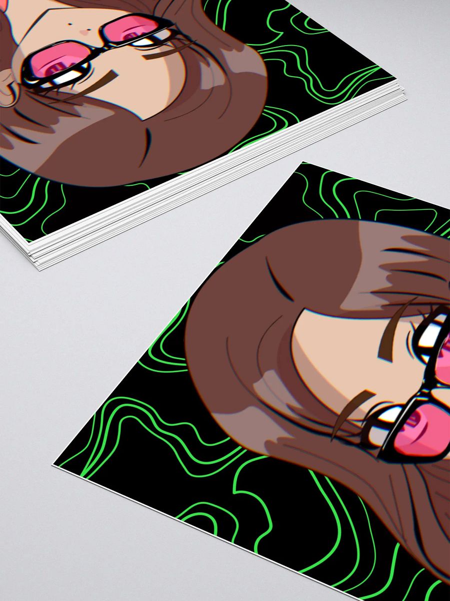 Anime Shades Sticker (Lime) product image (4)
