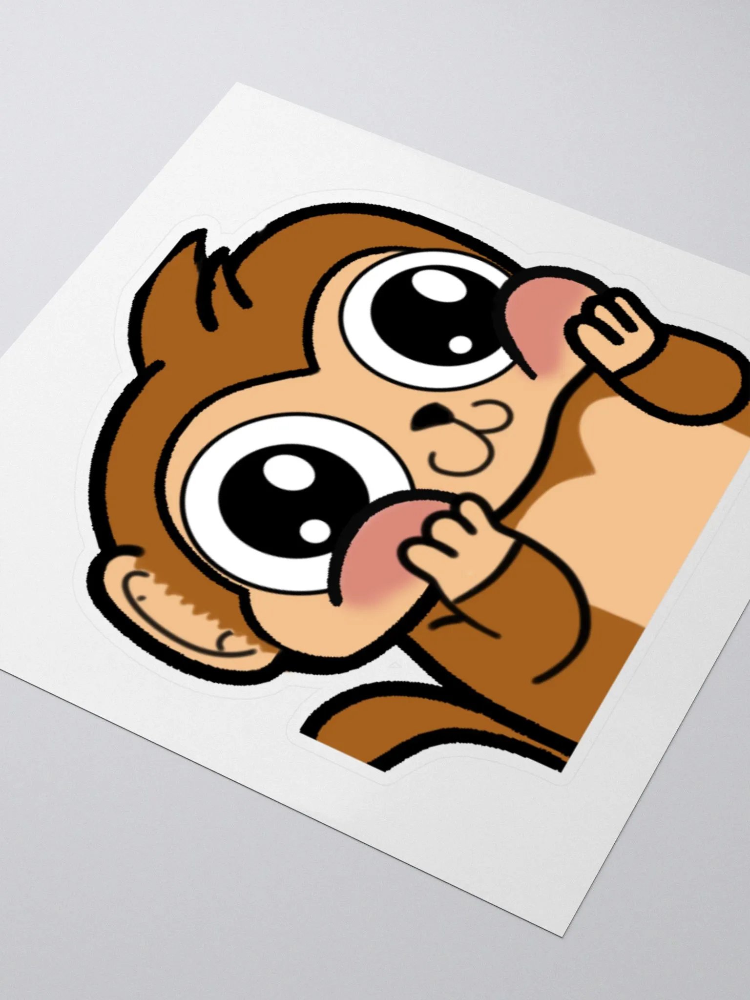 Cute Monkey Sticker! product image (12)