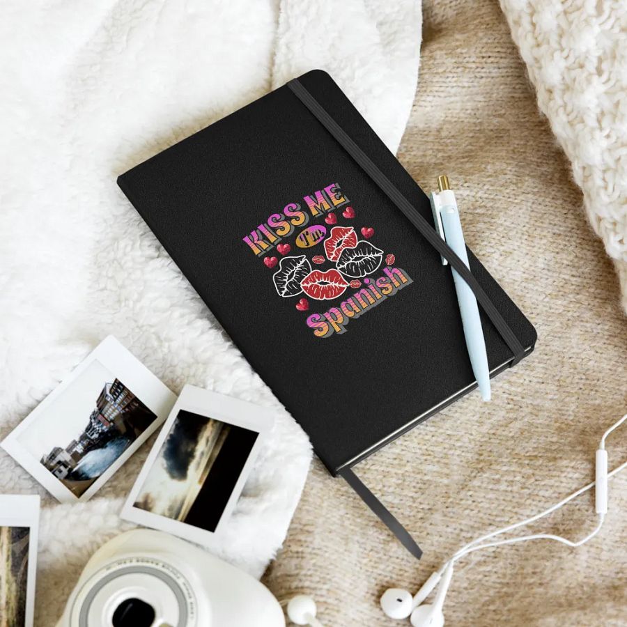 Kiss Me Im Spanish Hardcover Notebook product image (9)
