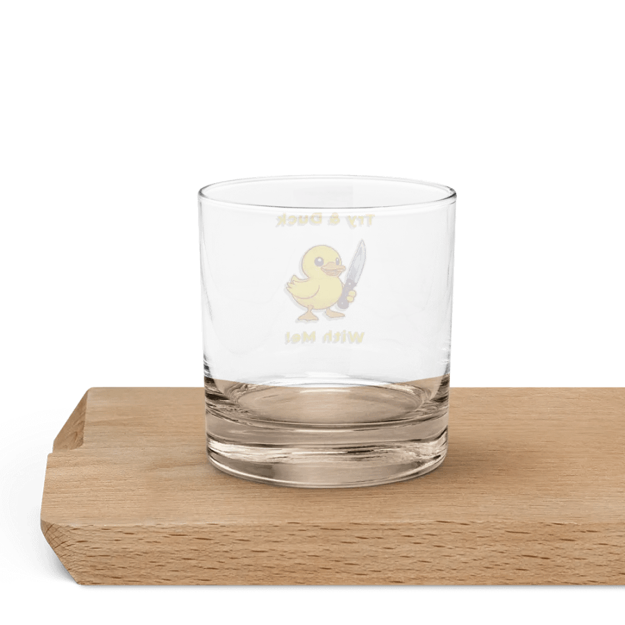 Quack & Sip Duck Rocks Glass product image (4)