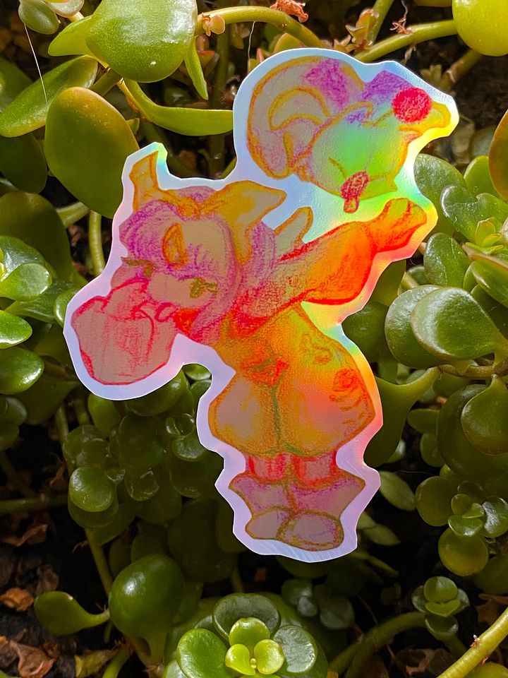 FFIX holographic stickers~!! Mog/Eiko, Black Mage Village product image (2)