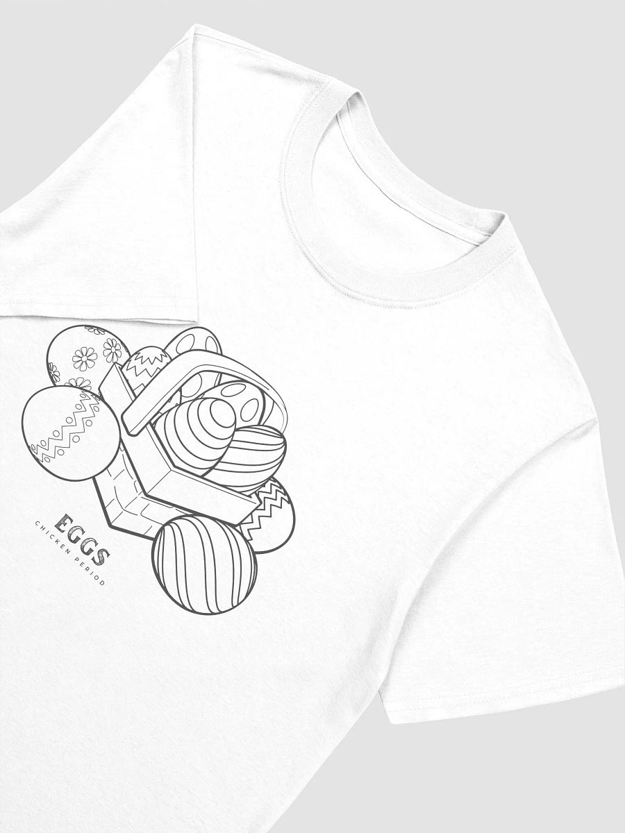 Eggs Chicken Period Graphic Tee – Witty, Minimalist Dark Humor Shirt product image (10)