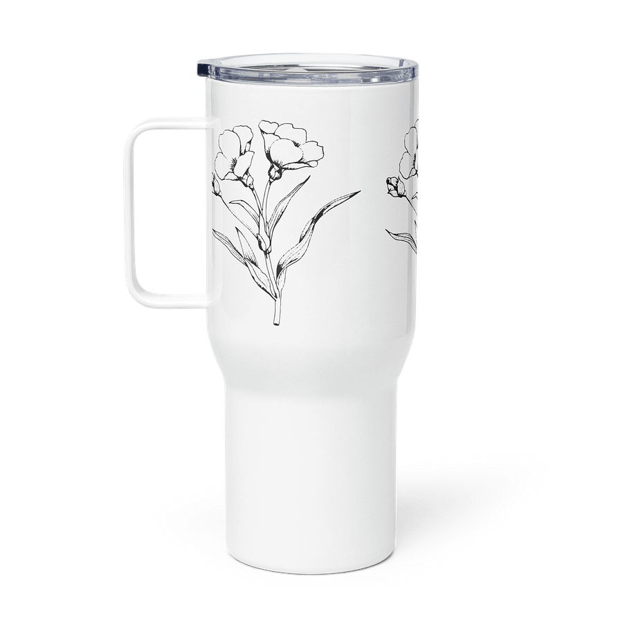 Floral Harmony Stainless Steel Travel Mug product image (1)