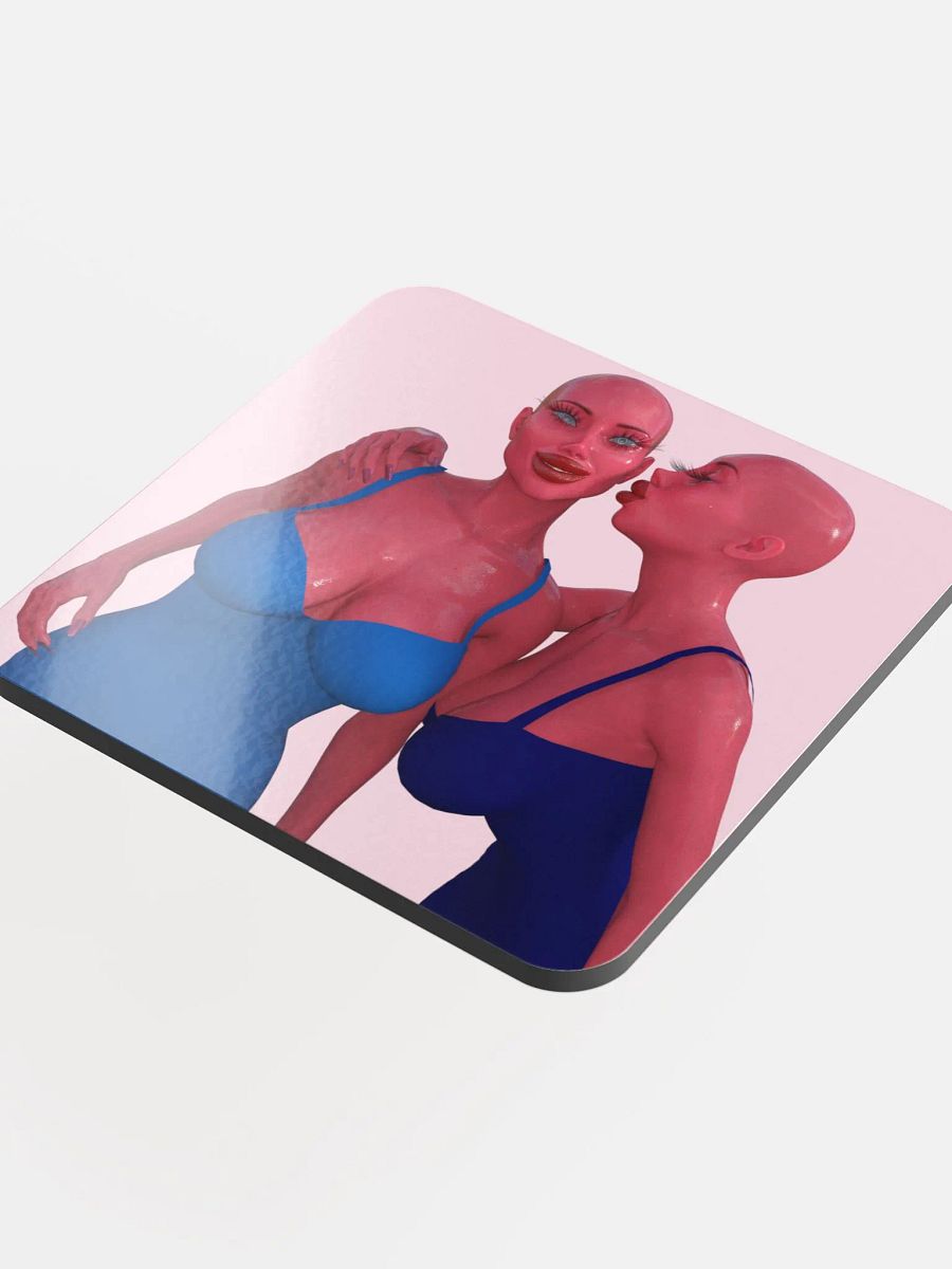 Plastic twins coaster product image (4)