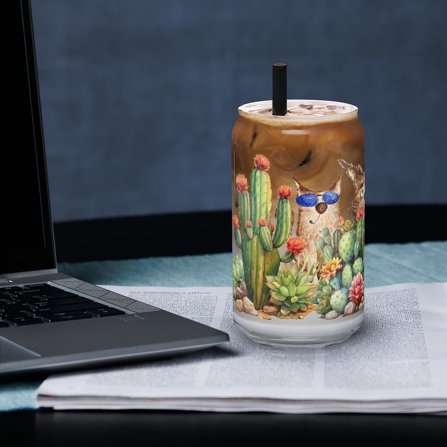 Desert Bloom: A Tale of Resilience Glass Can (16 oz) product image (22)