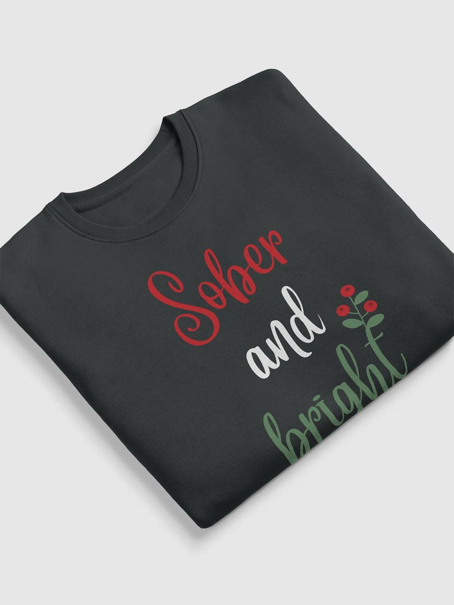 Sober & Bright - Sobriety Christmas Sweater product image (15)