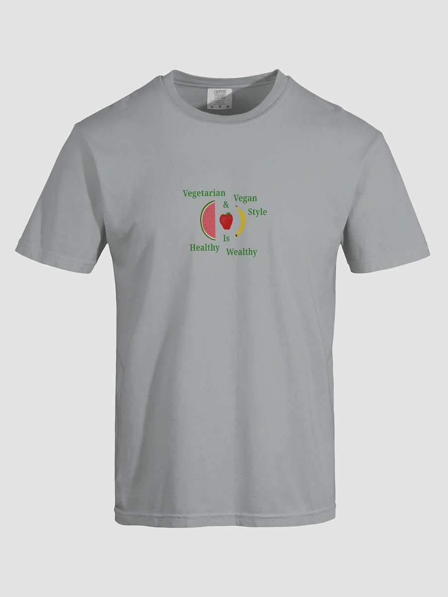 Healthy & Wealthy Vegan T-Shirt product image (7)
