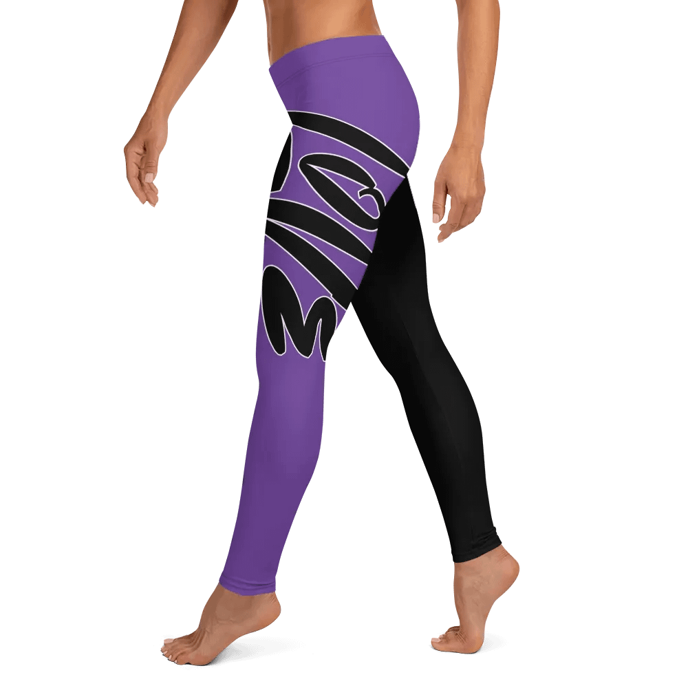 Love - Black & Purple - Leggings product image (1)