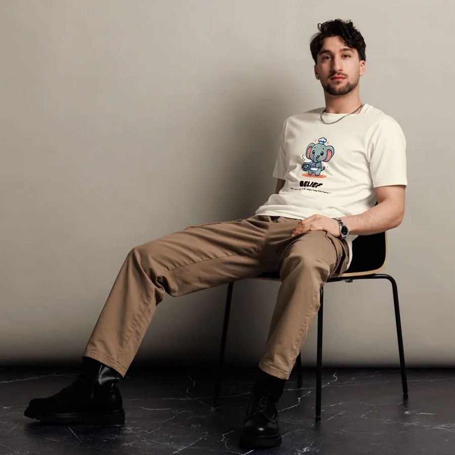 Belief Chef Elephant Premium T-Shirt product image (6)