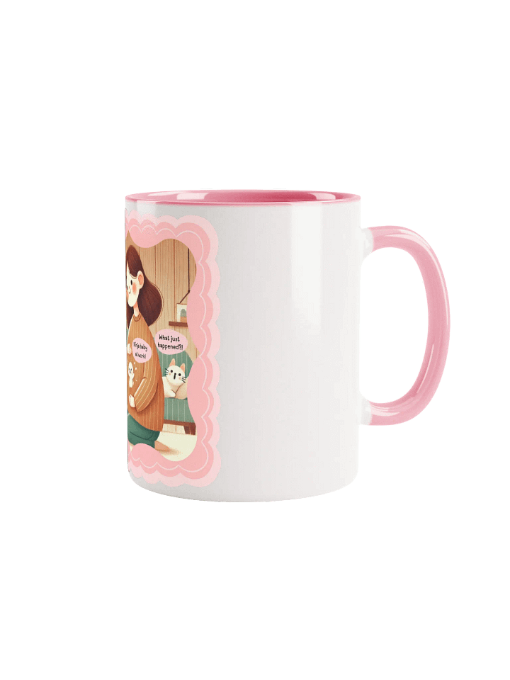 Ninja Baby at Work! Pregnancy Pink Mug product image (2)