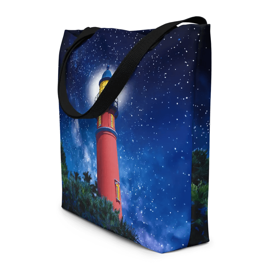 Ponce de Leon Inlet Lighthouse at Night Tote Bag product image (12)